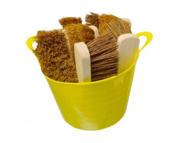 Bucket of 12in Coco And Bassine Bristle Brush Heads